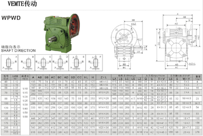 WPWD减速机,WPWD蜗轮蜗杆减速器,WPWD40减速箱,WPWD50减速电机,WPWD60减速马达